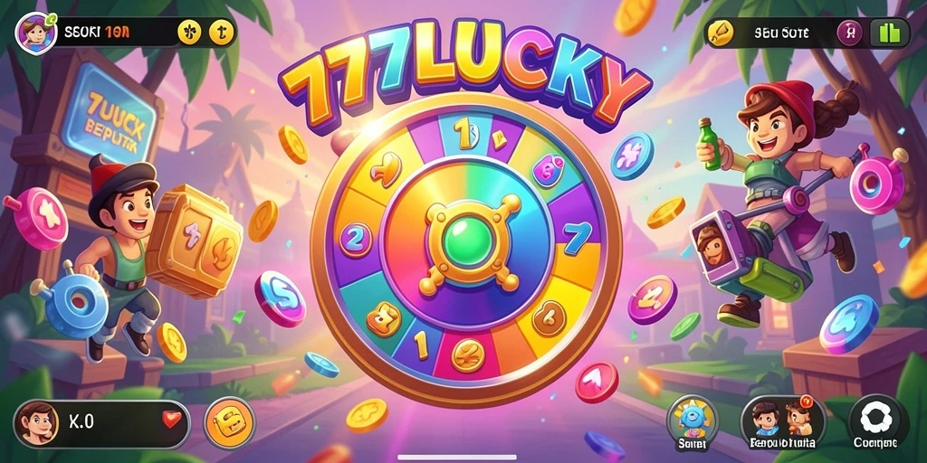 Screenshot gameplay 777LUCKY menampilkan keseruan permainan Arcade.