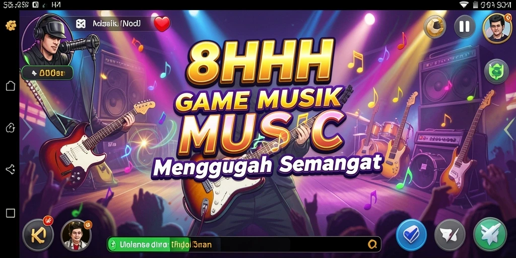 Tampilan gameplay 8HHH yang menarik dan penuh warna.