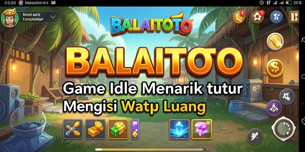 Tampilan gameplay BALAITOTO yang menarik dalam genre Idle.