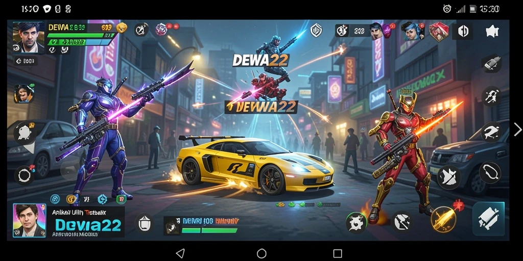 Screenshot DEWA22 menampilkan antarmuka aplikasi yang intuitif dan ramah pengguna.
