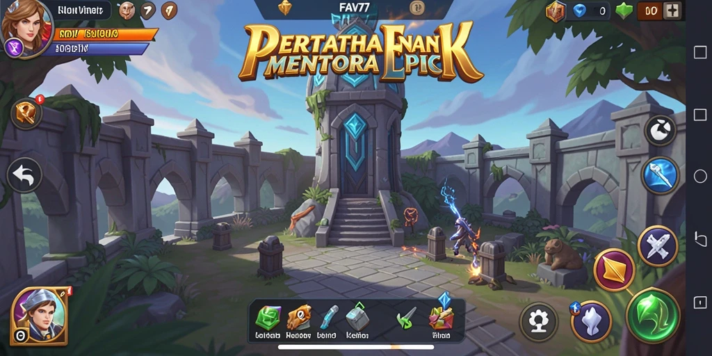 Tampak aksi seru dari gameplay FAV77 yang menegangkan.