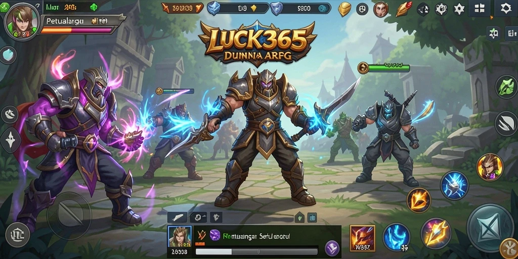 Gameplay mendebarkan di dunia LUCK365 yang penuh petualangan.