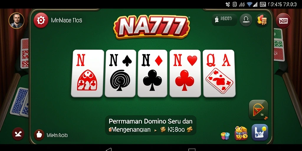 Tampilan gameplay seru dan interaktif dalam NA777.