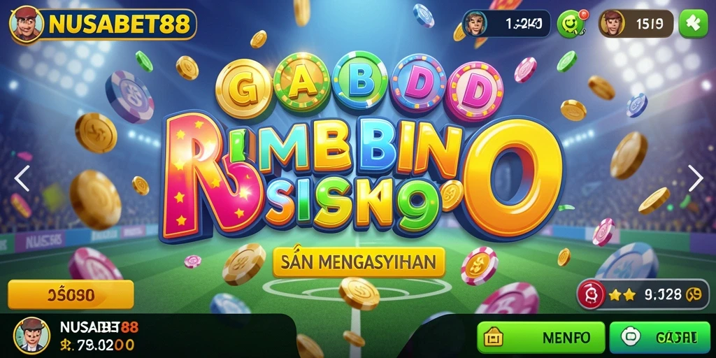 Screenshot gameplay NUSABET88 yang menampilkan keseruan Bingo.