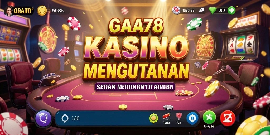 Tampilan gameplay Kasino yang mendebarkan di ORA78.