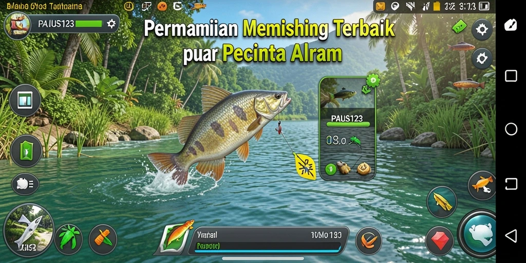 Tangkapan ikan yang memuaskan dalam permainan PAUS123.