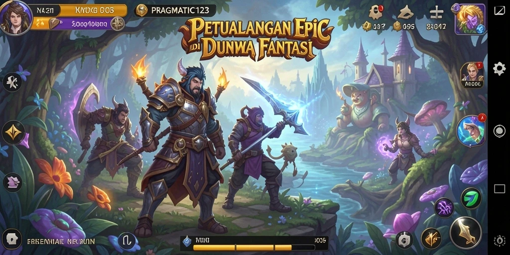 Screenshot gameplay menunjukkan karakter beraksi dalam pertempuran RPG yang menegangkan.