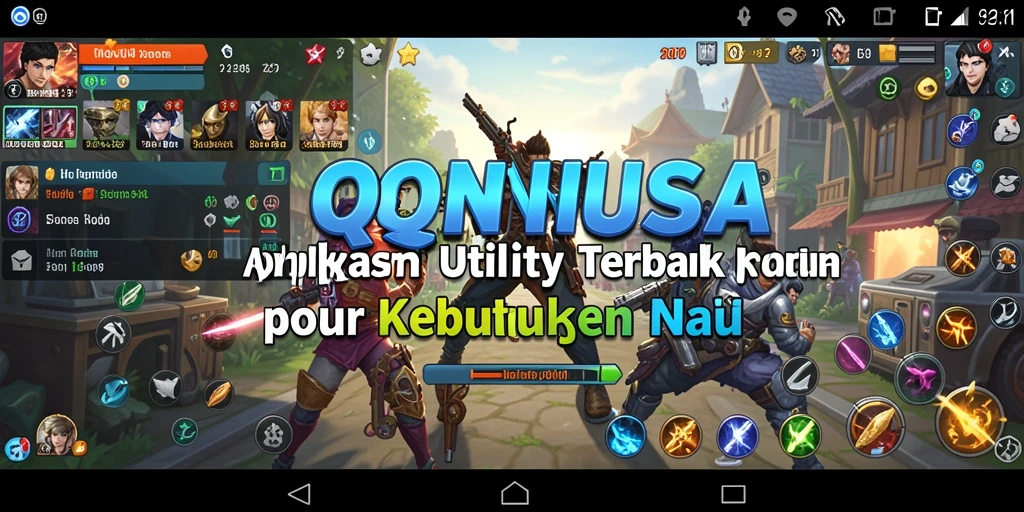 Tampilan antarmuka QQNUSA yang bersih dan fungsional.