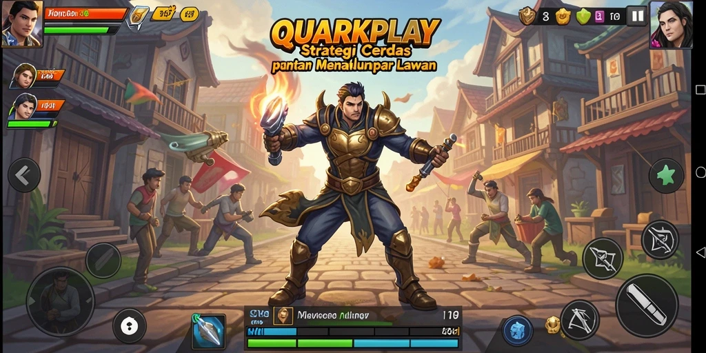 Tampilan gameplay seru dari QUARKPLAY yang menuntut strategi cerdas.