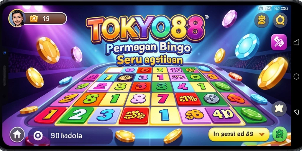 Screenshot gameplay TOKYO88 menampilkan keseruan bermain Bingo.