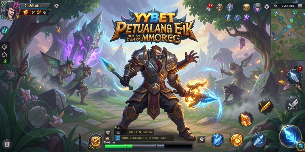 Tampilan gameplay MMORPG yang menakjubkan dan penuh aksi.